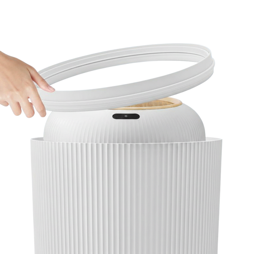 Smart Automatic Trash Can with Motion Sensor Lid Waterproof, Odor-Sealed Touchless Bin for Kitchen & Home