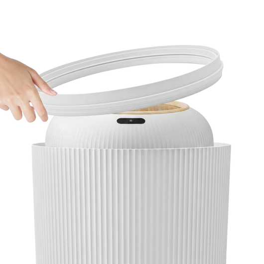 Smart Automatic Trash Can with Motion Sensor Lid Waterproof, Odor-Sealed Touchless Bin for Kitchen & Home