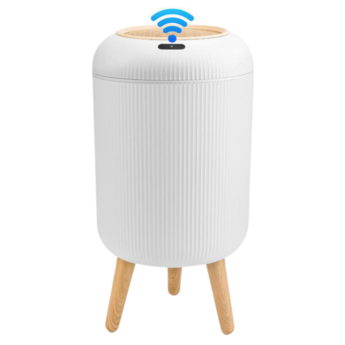 Smart Automatic Trash Can with Motion Sensor Lid Waterproof, Odor-Sealed Touchless Bin for Kitchen & Home